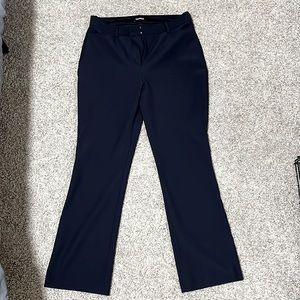 Express navy blue slacks. Bootcut